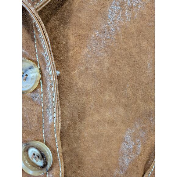 Andrew Marc New York Leather Jacket Womens Luxury Blazer Riding Classy Classic - Picture 4 of 14